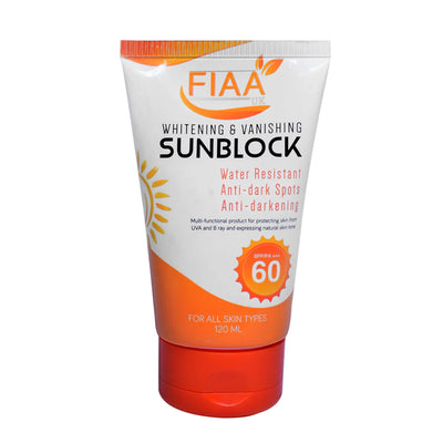 FIAA Sunblock SPF 60 (120 ML)