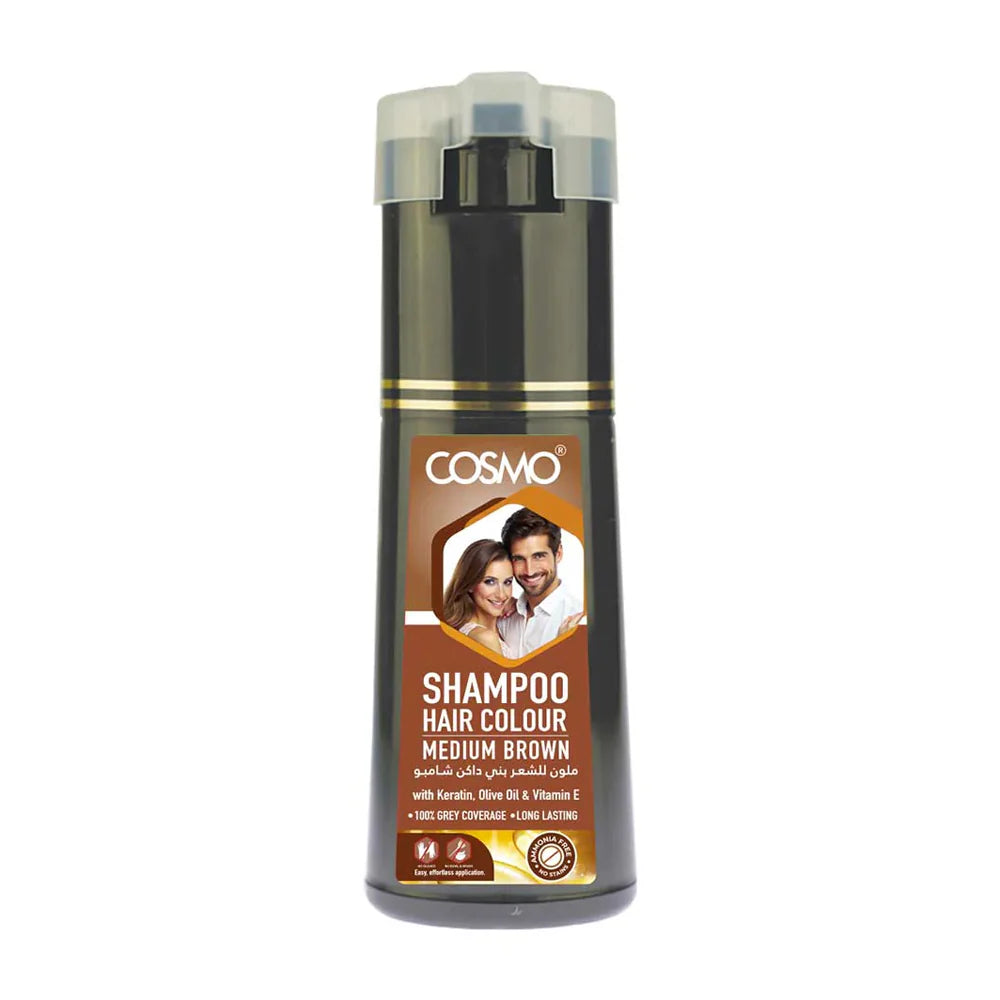 Cosmo Hair Colour Shampoo (180ML) Brown