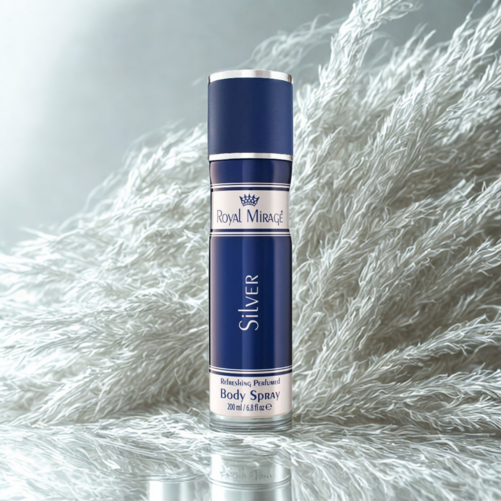Royal Mirage Silver 200ml body Spray