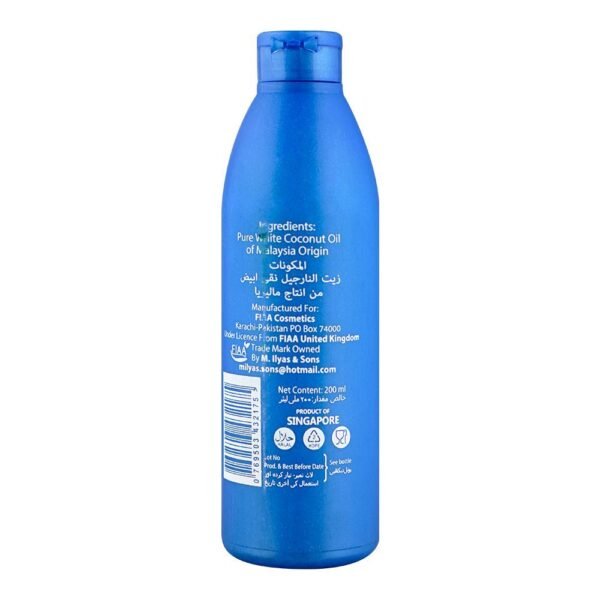 FIAA 100% Pure Coconut Oil, 100ML - 500ML - Image 2