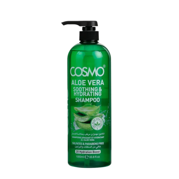 Cosmo Aloe Vera Shampoo 1000ML - Image 2